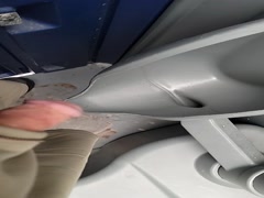 Pissing In Porta Potty