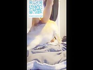 Teen cutie and her dog