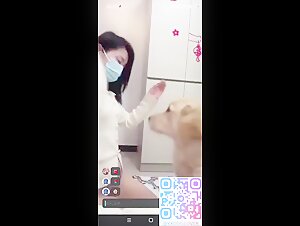NEW chinese couple dog sex 1
