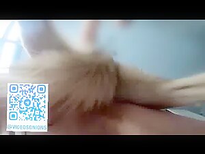 Deep inside shaved pussy